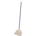 Birdwell Deck Mop with Swivel Cap, 48 in L, Cotton Mop Head, Metal Handle 9620-6